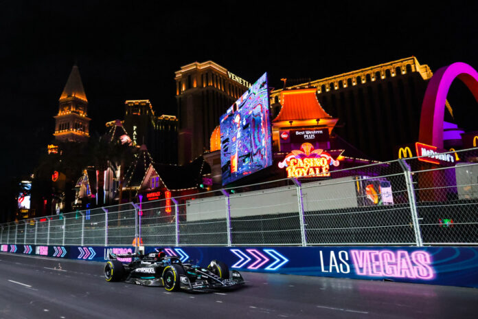 f1-–-russell-quickest-in-final-practice-for-las-vegas-grand-prix