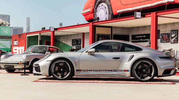 first-911-turbo-remastered-through-sonderwunsch-and-unveiled-at-icons-of-porsche-in-dubai