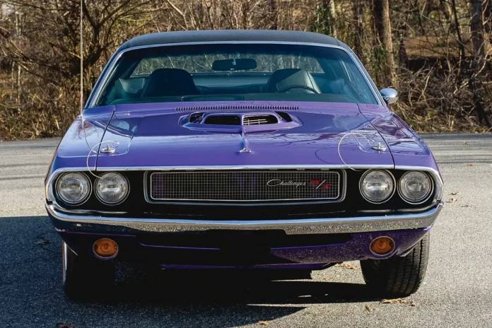 1970-dodge-challenger-r/t-‘v-code’:-a-plum-crazy-classic