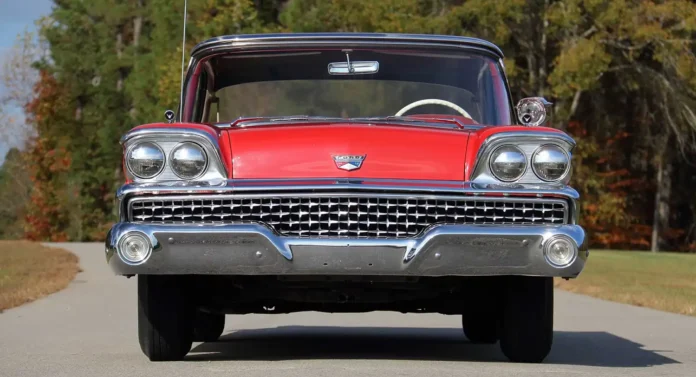 1959-ford-fairlane-500-galaxie-sunliner:-a-torch-red-marvel