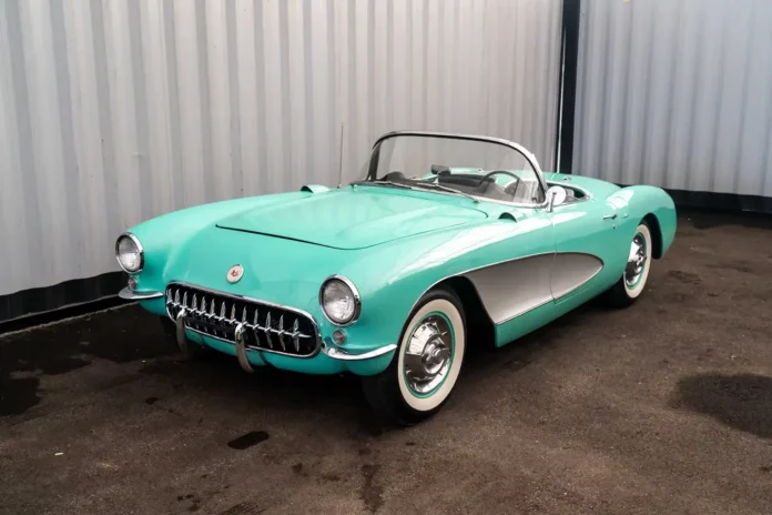 surf-green-sensation:-1957-corvette-convertible