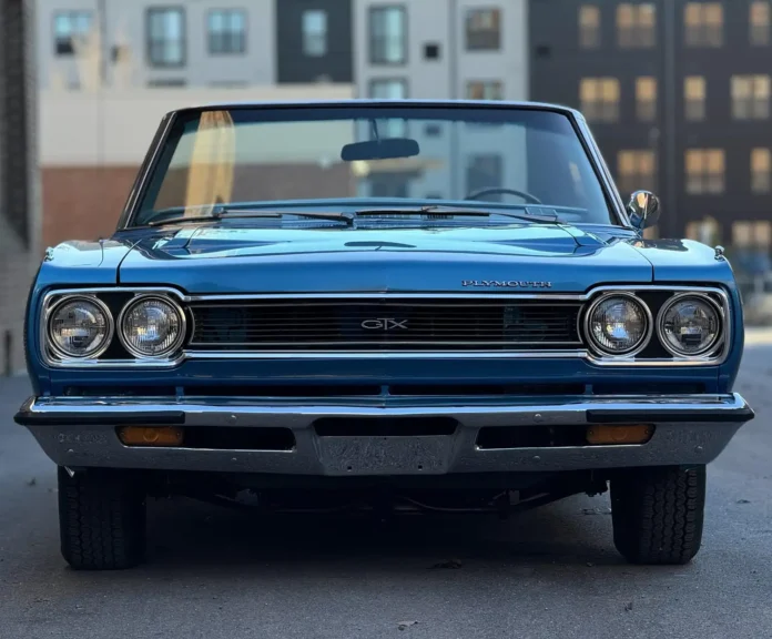 1968-plymouth-gtx-convertible:-a-blue-streak-of-american-muscle