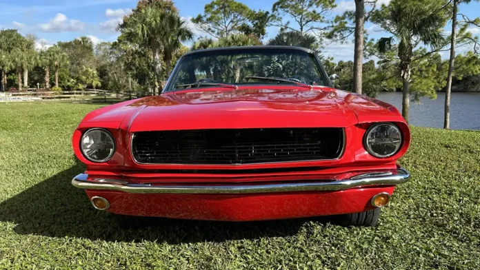 1966-mustang-convertible:-fuel-injected-fury-–-a-classic-reborn